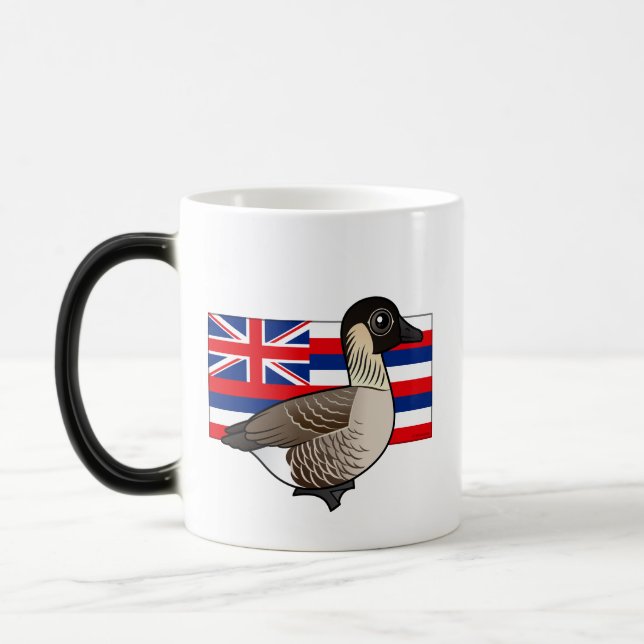 State Birdorable of Hawaii: Nene Magic Mug (Left)