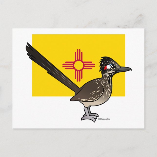 State Birdorable of New Mexico: Roadrunner Postcard (Front)