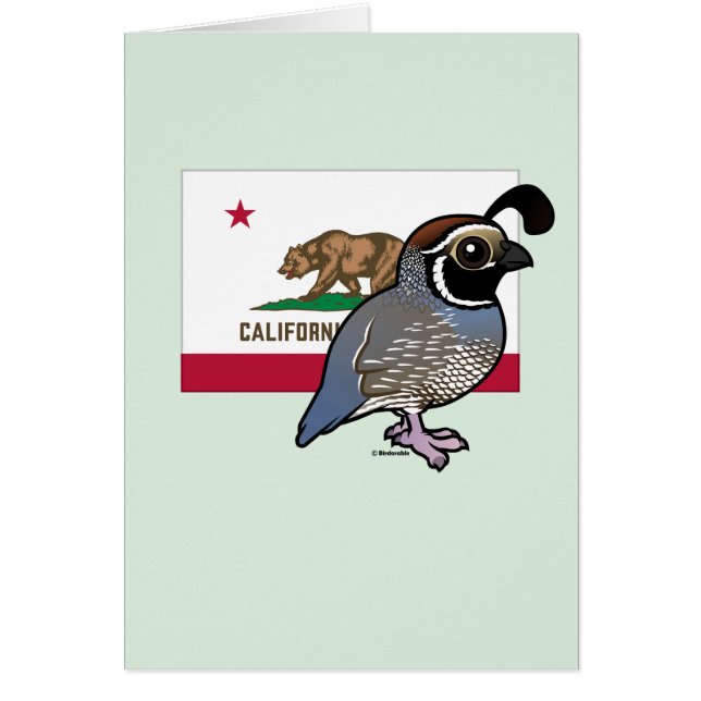State Birdorable : Quail de Californie (Devant)