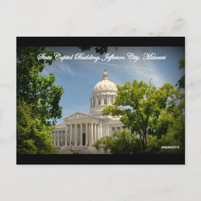State Capitol Building of Missouri Postcard (Front)