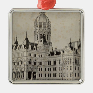State Capitol, Hartford Metal Ornament
