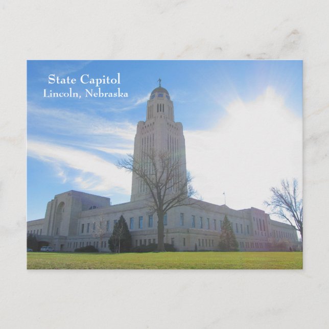 State Capitol - Lincoln, NE  postcard  #55n 055 (Front)