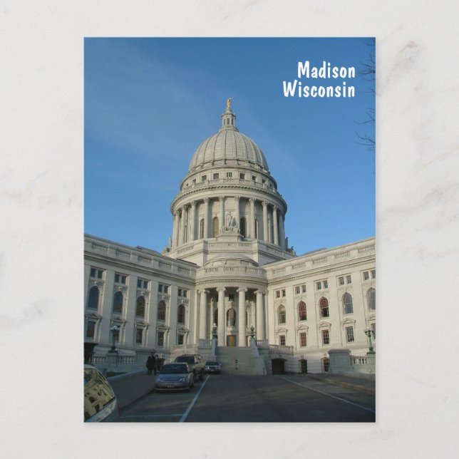State Capitol - Madison Postcard (Front)
