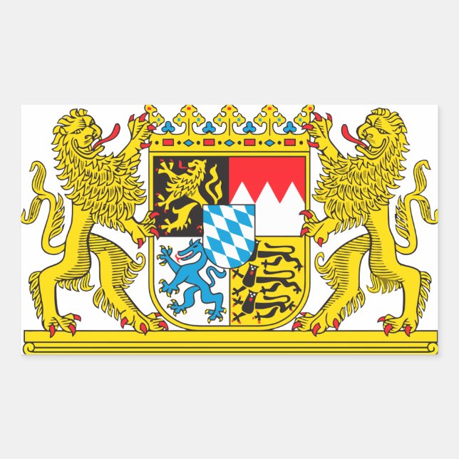 state coat of arms Bayer Sticker (Front)