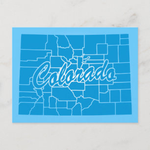 State Colorado Postcard