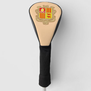 State Emblem of Andorra Historic Co-Principality Golf Head Cover