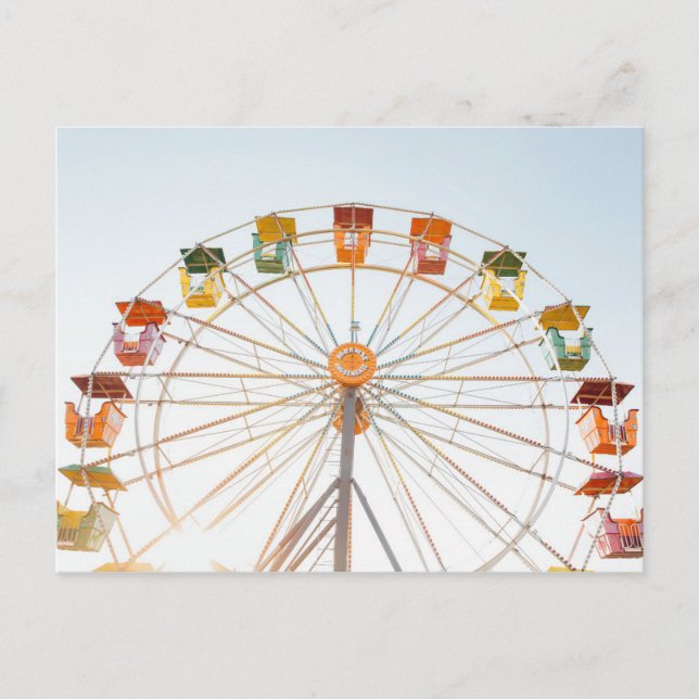 State Fair Ferris Wheel Postcard (Front)