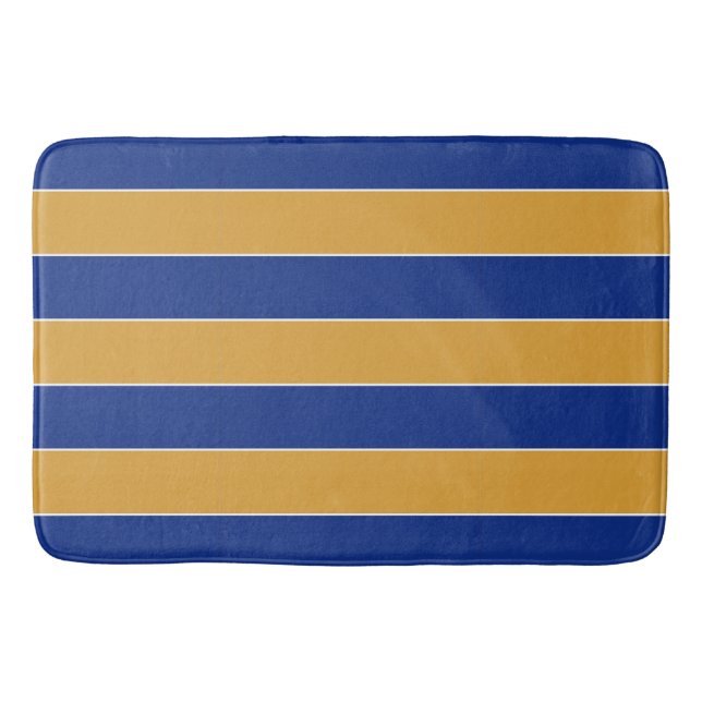 State Flag Colours of Massachusetts Bath Mat (Front)
