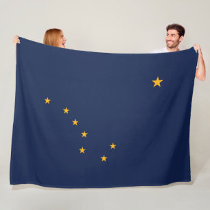 State Flag of Alaska Fleece Blanket