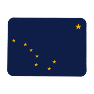 State Flag of Alaska, USA Magnet