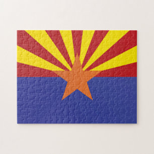 State Flag of Arizona, USA Jigsaw Puzzle