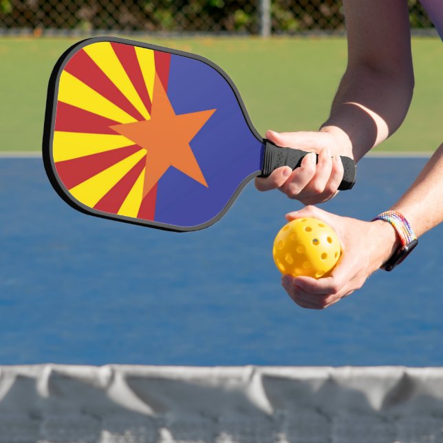 State Flag of Arizona, USA Pickleball Paddle (Insitu)
