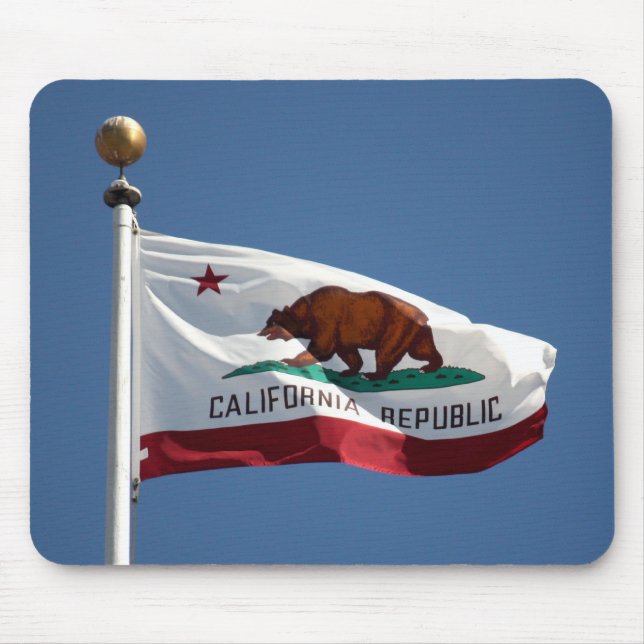 State Flag of California Mouse Pad (Front)