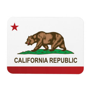 State Flag of California, USA Magnet
