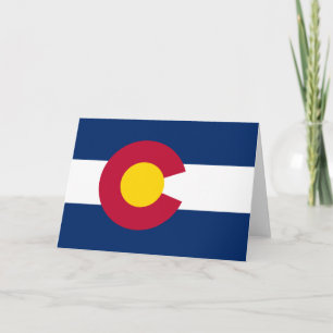 State Flag of Colorado Card