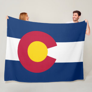 State Flag of Colorado Fleece Blanket