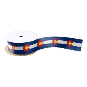 State Flag of Colorado Satin Ribbon