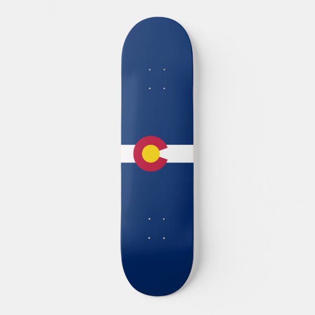 State Flag of Colorado Skateboard (Front)