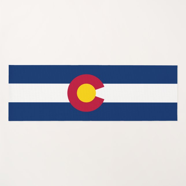 State Flag of Colorado Yoga Mat (Front (Horizontal))