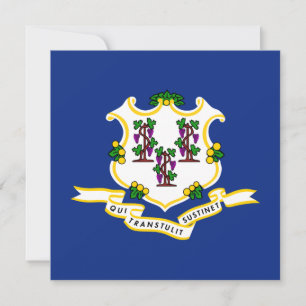 State Flag of Connecticut Card