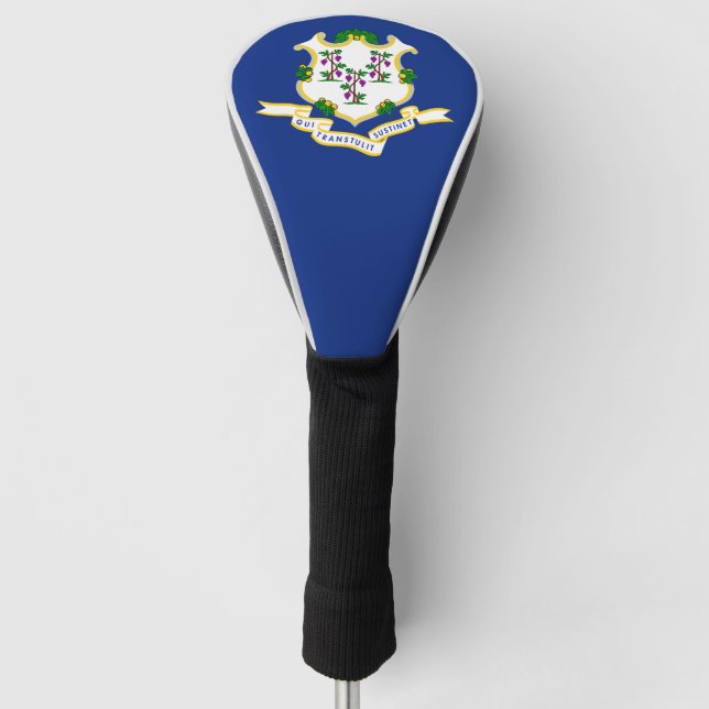 State Flag of Connecticut Golf Head Cover (Front)