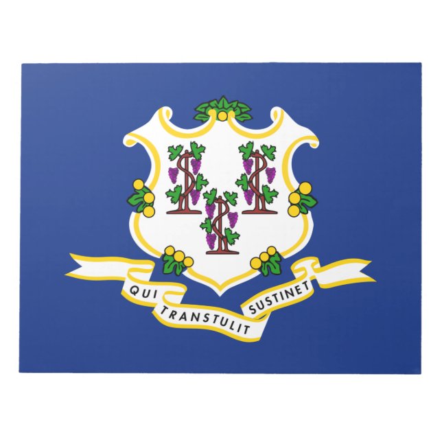 State Flag of Connecticut Notepad (Front)