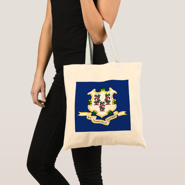 State Flag of Connecticut Tote Bag (Front (Product))