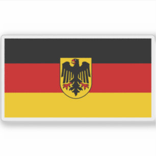 State flag of Germany and ensign and military flag