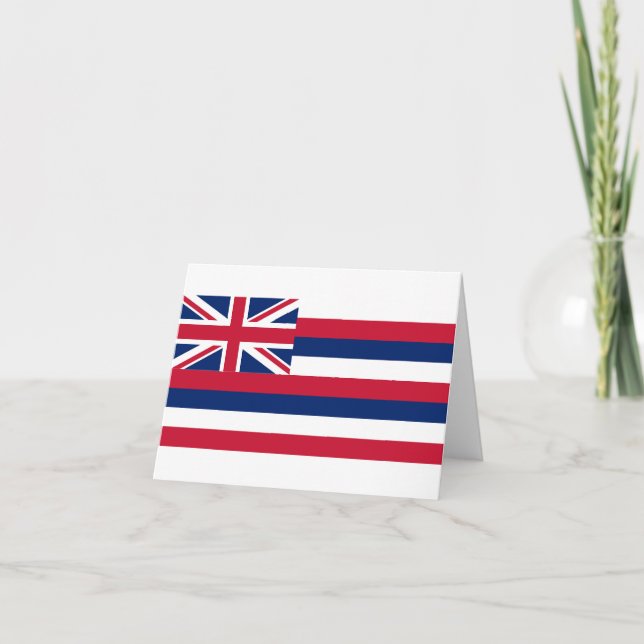 State flag of Hawaii Card (Front)
