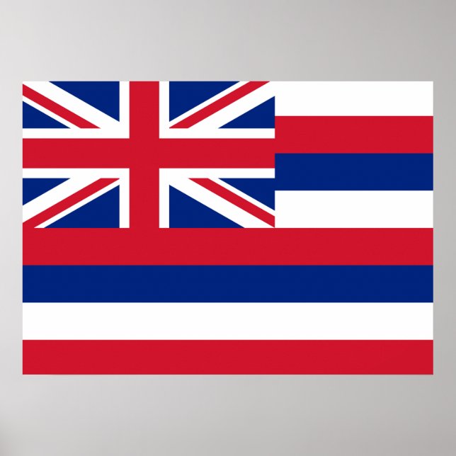 State Flag of Hawaii Poster (Front)