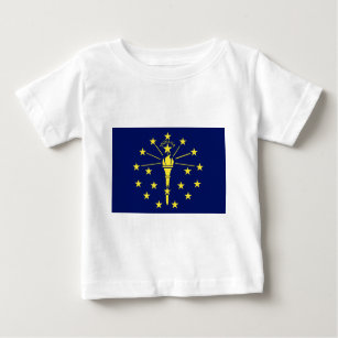 State Flag of Indiana Baby T-Shirt