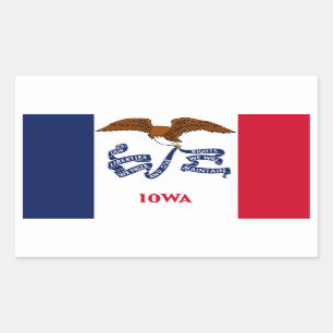 State Flag of Iowa Sticker