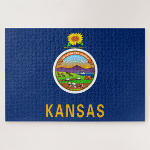 State Flag of Kansas Jigsaw Puzzle