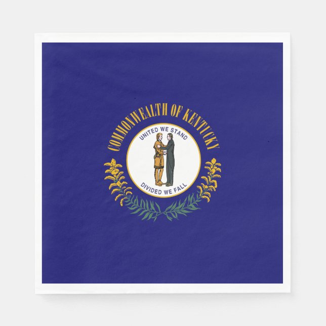 State Flag of Kentucky Napkin (Front)