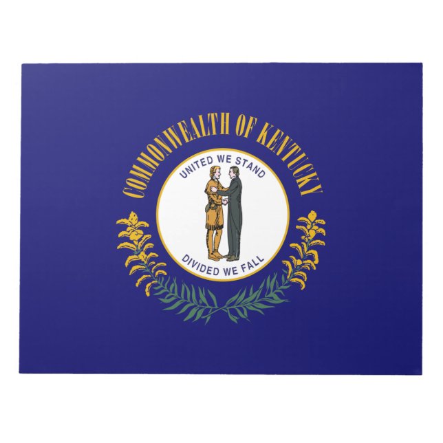 State Flag of Kentucky Notepad (Front)