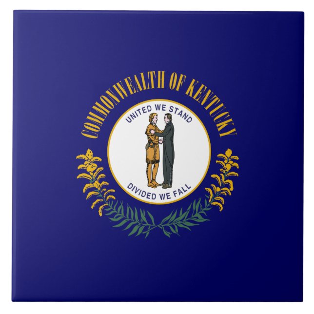 State Flag of Kentucky Tile (Front)