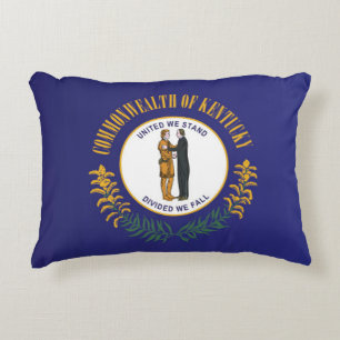 State Flag of Kentucky, USA Accent Pillow