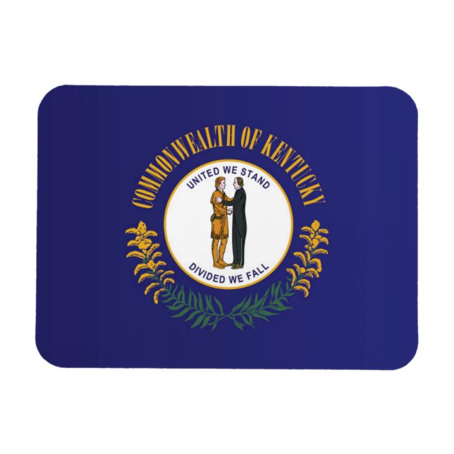 State Flag of Kentucky, USA Magnet (Horizontal)