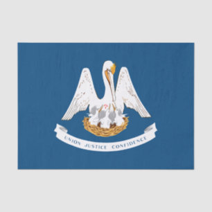 State Flag of Louisiana Tissue Paper