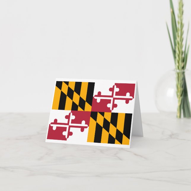 State flag of Maryland Card (Front)