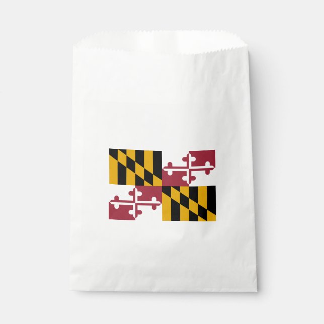 State Flag of Maryland Favour Bag (Front)
