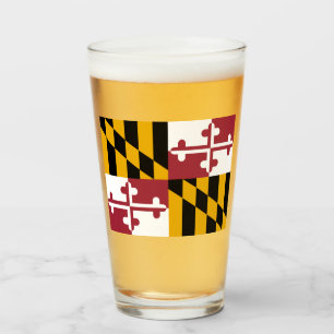 State Flag of Maryland Glass