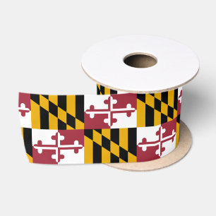 State Flag of Maryland Satin Ribbon