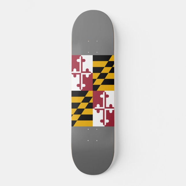 State Flag of Maryland Skateboard (Front)