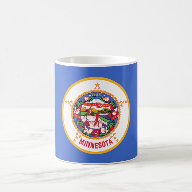 State Flag of Minnesota Coffee Mug (Center)