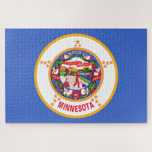State Flag of Minnesota Jigsaw Puzzle