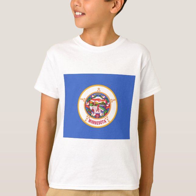 State Flag of Minnesota T-Shirt (Front)