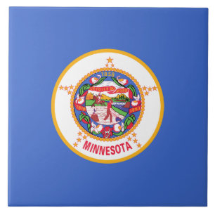 State Flag of Minnesota Tile