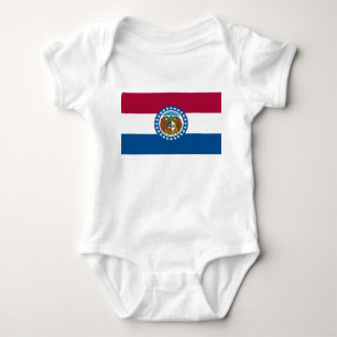 State Flag of Missouri Baby Bodysuit