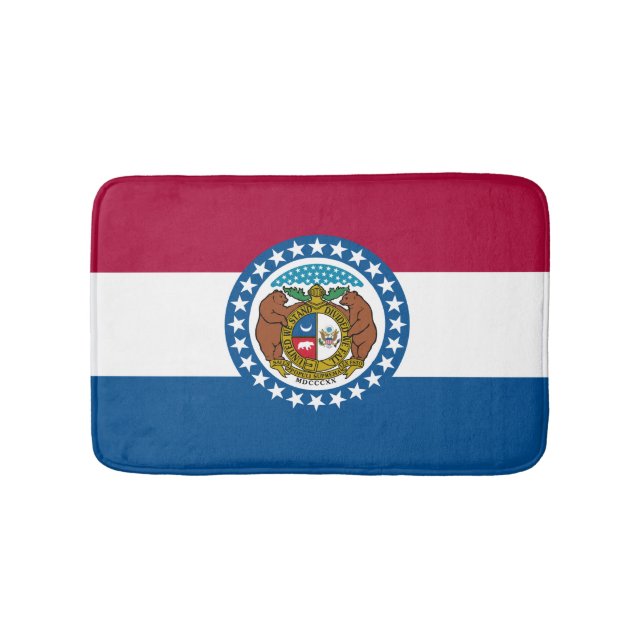 State Flag of Missouri Bath Mat (Front)